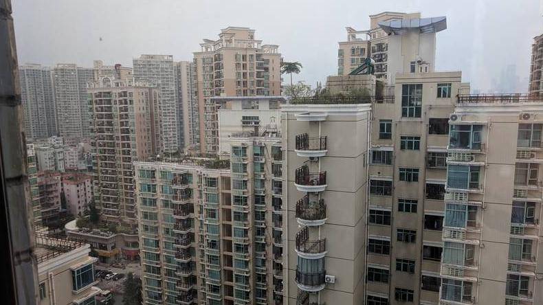 Hier sieht man ein Bild der Hochhäuser in Shenzhen.