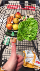 The picture shows a full shopping trolley and is supposed to symbolise the grocery shopping for the module Tool Supoorted Distance Learning.