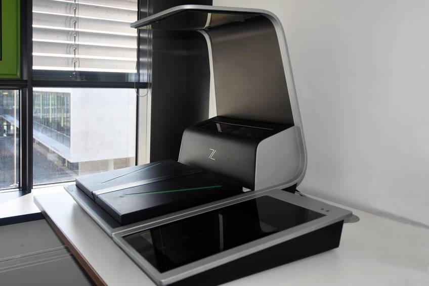 Book scanner by Zehnder