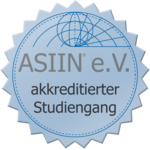 Logo bzw. Siegel des ASIIN e.V. für akkreditierte Studiengänge