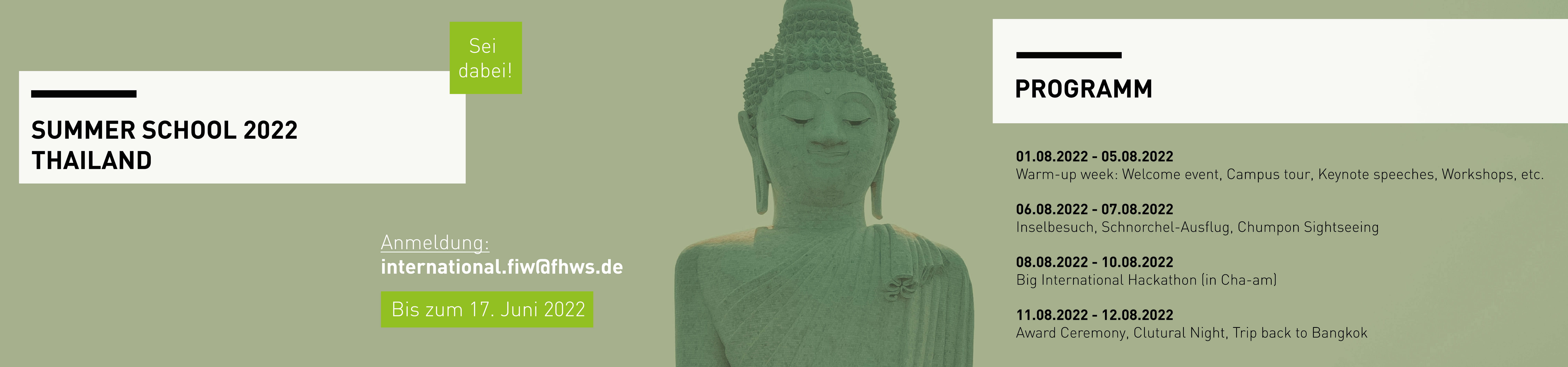 FHWS-KMITL Summer School