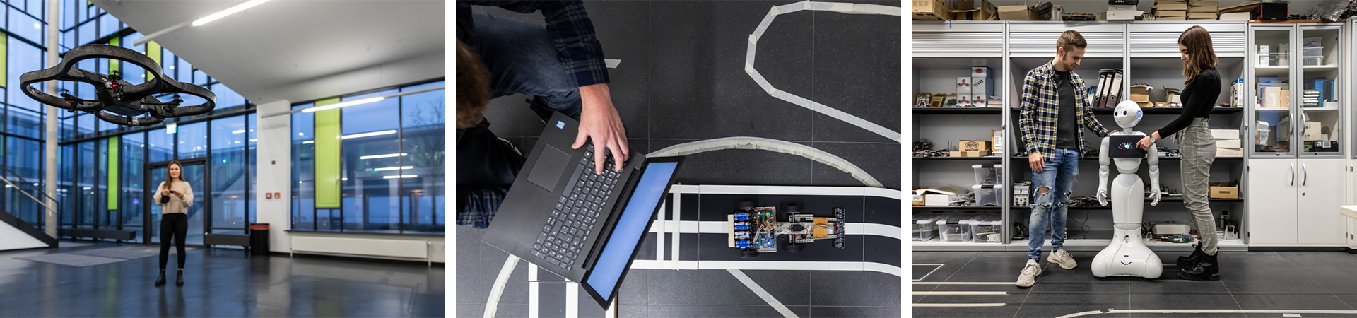 Studierende arbeiten an Projekten, c Stefan Bausewein